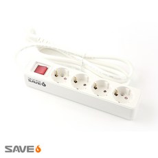 세이브에스 자동소화 멀티탭 화재예방 멀티콘센트, 3m, 1개