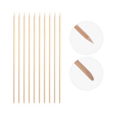 네일 우드 스틱 10개 / 오렌지 다용도 우드스틱