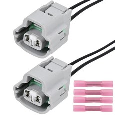 사이드 마커 라이트 커넥터 피그테일 플러그 하네스 2피스 혼다 시빅 2016 2017 2018 2019 2020 2021에 적합, 사이드 마커 라이트 커넥터 피그테일 플러그 하네스 2피