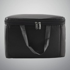 탈부착식 범용 강력한 고정 편리한 가방 짐 호환 거치대 정리함 대용량 바이크 바구니, [방수 PU 속싸개-블랙]