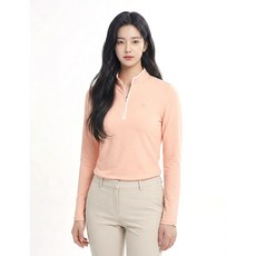 콜핑 여성 시원한 메쉬 등산 긴팔 반집업 티셔츠