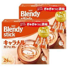 블랜디 스틱 캐러멜 카페오레, 8.3g, 24개입, 2개