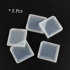투명 플라스틱 게임 카트리지 케이스 먼지 커버 닌텐도 3DS LL NDS 방진 쉬운 보관 게임 박스 5/10 개 신제품, 1개, 5 Pcs, 5 Pcs