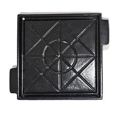 대패 냉삼 냉동삼겹살 우삼겹 불고기 무쇠 주물 불판 3size선택, 23.3cm, 1개