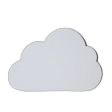 간편세척 실리콘 음료받침 방수 논슬립 테이블 보호, 구름, 1개