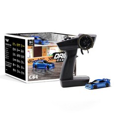 터보 레이싱카 드리프트 RC카 클래식 에디션 RTR 장난감 RC, F. C74 블랙 러닝, 1개