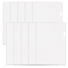 L홀더 화일 파일 투명 홀더 10입, 3개