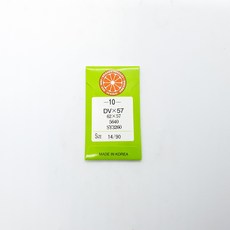 삼봉 꽈배기 바늘 와끼바늘 DV x 57 탄성 바늘 미싱부속 신우미싱