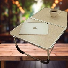 오펜 접이식 캠핑 테이블 크랙아이보리 화로대테이블