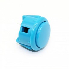 아케이드 푸시 버튼 PC 클릭 사운드 30MM DIY USB 게임 스위치 스타일 24MM 교체, blue 30mm