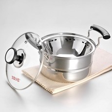 키친아트 스텐 계란찜 찜기 찜솥 찜냄비 이유식 군고구마 찜통 냄비, 키친아트 계란찜냄비