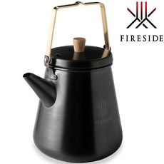 Fireside Trip Kettle 1.0L 旅用不銹鋼水壺/茶壺 髮絲黑 29053 日本製, 1個