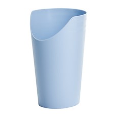 OO生活輔具 鼻曲型杯 斜口杯 喝水輔具 免仰頭 頸部受傷適用, 1個, 藍色