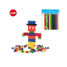 창의수학 링크 멀티 큐브블록 100P /EDX 교육완구, 1개