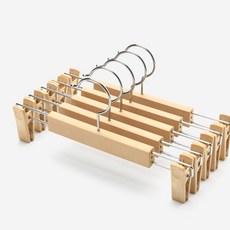 국내생산 여성용 남성용 상의걸이 바지걸이 모음 바지걸이 베이지 10개