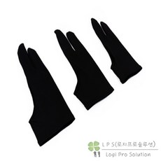 [로지프로] 드로잉 미술장갑 엄지검지장갑, XS