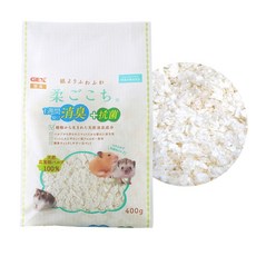 日本GEX 小動物柔軟白淨棉紙墊料 鼠鼠紙棉 純白 倉鼠紙綿 紙木屑 保暖紙綿 鼠保暖 紙砂 紙沙, 1個, 400g, 400g