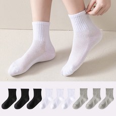 르브니 초등학생 단목 무지 양말 9켤레 세트 베이직 데일리 CW바람9종