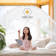 다샵 캐릭터 원터치 모기장, 스마일 데이지 화이트