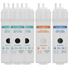 SK매직 정수기 필터 WPU-A900FRE 호환 최고급형, 선택2. 8인치 1년 관리 세트 (3+1+1)