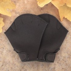 수영 훈련용 장갑 네오프렌 웹 웨빙 피트니스 방수 다이빙용 손목 스트랩, 4. Size M Black