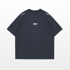 DEKKRY 純棉短袖T恤, 深灰色【230克純棉】【DE】, S（建議75-90斤）