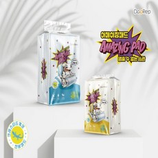 밀림 어메이징패드 중 크레스티드게코 키친타월 바닥재, 1개, 화이트