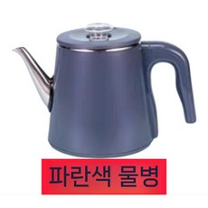 자동 티포트 디스펜서 숙우 다관 유리, 1개, F. 블루 더블 물병