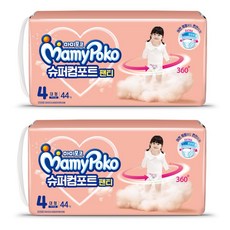 마미포코 슈퍼컴포트 팬티형 기저귀 여아용, 4단계, 88매