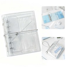 루베이 다기능 3단 접이식 노트 리필형 분리정리 언제어디서나기록 일상/사무/학생, 투명색, 1개
