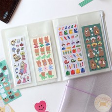 온빛마켓 씰스티커앨범 귀여운스티커, 01 밀키웨이