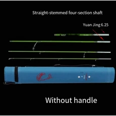 AIOUSHI 다기능 투석기 낚싯대 1.43m 5 섹션 중공 유리 송어 휴대하기 쉬움 3A 코르크 초경량, 01 Grey