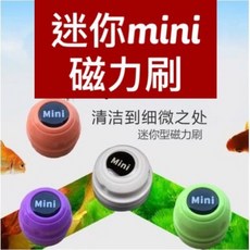魚缸刷套裝：玻璃清潔刷 小魚缸專用 輕鬆清潔藻類污垢, 1個, 迷你磁力刷（小號隨機色）