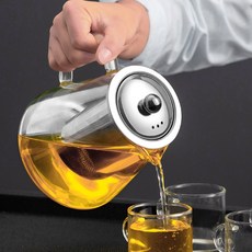 다향 내열 유리 티포트 차주전자 탕비실 차우림 1.3L, 본상품선택, 상세 설명 참조, 1개