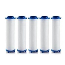 모드 조정 샤워 대형 스파우트 부스트 마사지가있는 원 키 스톱 고압 강우량 노즐, 색상: 1. Filter Carriage 5pcs, 1개
