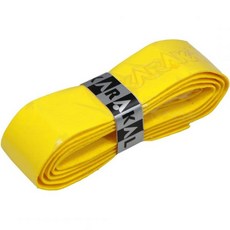 Karakal 카라칼 PU 슈퍼그립 교체용 라켓 그립 테니스배드민턴스쿼시팩 2개, Yellow