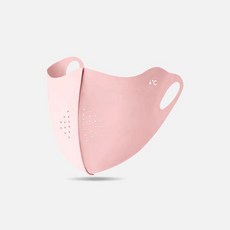 예삐스토어 쿨원단 기미 마스크 UV 차단 골프 등산 운전 여름마스크, 핑크, 1개