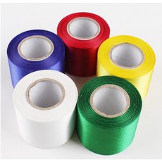 컷팅식 용품/오색테이프/금장가위/컷팅보/쟁반/장갑, 5색 폭5cm 15m