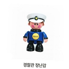 키즈장난감 유아 스쿼키 인형 경찰관인형 소리나는 키즈 장난감, 본상품