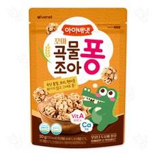 아이배냇 꼬마곡물조아퐁 과자 30g, 곡물맛, 1개