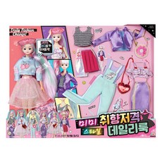 인형놀이 코디 꾸미기 스타일 데일리룩 여아생일선물 6살 구체관절인형 7살, 1개