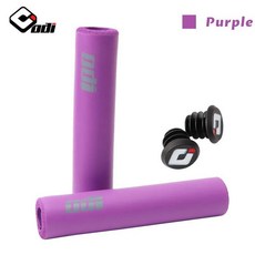폼 자전거 핑크 퍼플 레드 블루 그린 옐 오렌지 블랙 소프트 핸들 캡, 1개, 1cm, 2. Purple