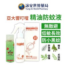 亞大 響叮噹防蚊精油 100ml, 1個