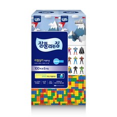 잘풀리는집 천연펄프 미용티슈 2겹, 100매, 6개