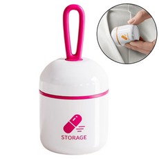 아유넬 휴대용 미니 약통 케이스, 1개, 핑크