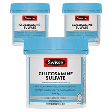 스위스 글루코사민 설페이트 1500mg 타블렛 호주버전, 3개, 180정