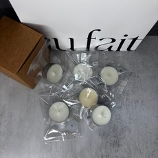 au fait 無非 台灣製作手工小蠟燭任選拼 多款香調試香蠟 香薰 杯燭 餐廳暖燭 擴香茶燭 香氛大豆, 茶蠟 12入組