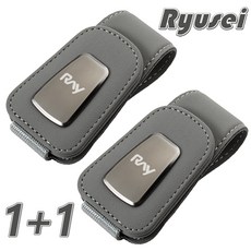 Ryusei 차량용 선글라스 클립 선바이저 안경 걸이 카드 수납 썬글라스 거치대 1+1 무료각인 [기아차] 호환 쏘렌토 카니발 스포티지 K8 셀토스 모닝 레이 R030, 2개, 레이-그레이
