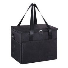 BUEHLEE 手提加厚保冷袋 16L, 黑色, 1套