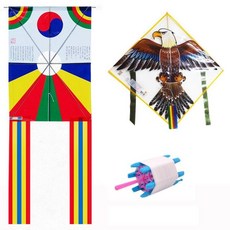 마켓다인Z 완성 방패연 가오리연 얼레 연날리기 연만들기 재료 겨울